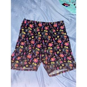 High Waisted Bike Shorts Large NWT